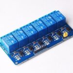 Módulo de relé de 6 Canales con regulador de 5v
