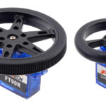 Par de ruedas Pololu para Micro Servo 40 x 7mm