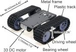 Chasis TP101 robot con orugas - Imagen 5