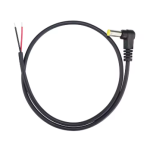 Cable Plug DC macho 5,5x2,1mm 90 grados 25cm