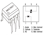 IC OPTOTRIAC MOC3021 - Imagen 4