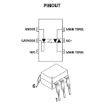 IC OPTOTRIAC MOC3010 - Imagen 3
