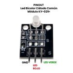 Módulo LED Bicolor 3mm KY-029 - Imagen 4