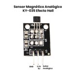 Sensor Efecto hall Analogo KY-035 - Imagen 4