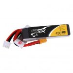 BATERIA LIPO 2S 75C 7.4V 450mAh TATTU XT30 LARGA