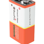 Bateria 9V 1350mAh recargable Tipo C + Cable