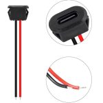 Conector tipo C hembra con cable - Imagen 3