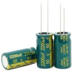 CAPACITOR ELECTROLITICO 2200uF/50V