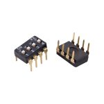 DIP SWITCH 4 POSICIONES NEGRO