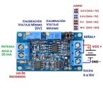 Módulo Convertidor de Corriente a Voltaje 0/4-20mA a 0-3.3V / 5V / 10V - Imagen 2