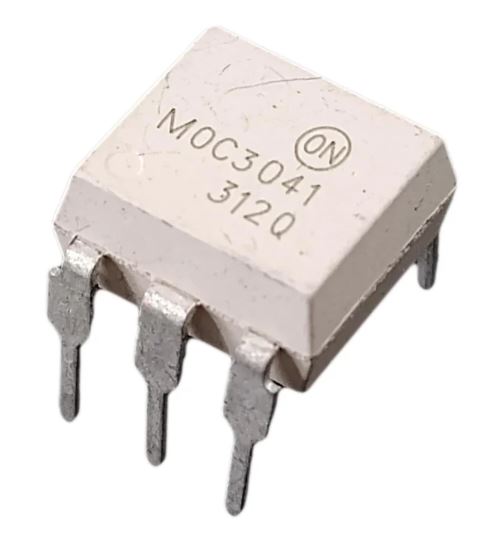 moc3041 MOC3041 Optoacoplador Fototriac con Cruce por Cero DIP-6 - Imagen 1