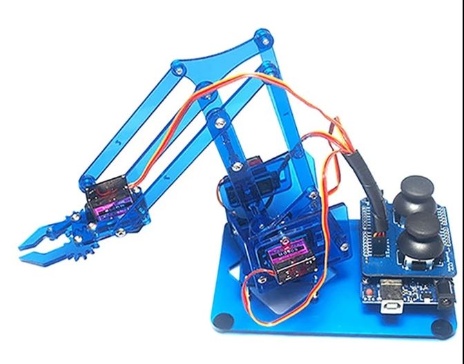 KITNOVA004 Mini Brazo Robot de 4 GDL en MDF o ACRILICO - Imagen 1